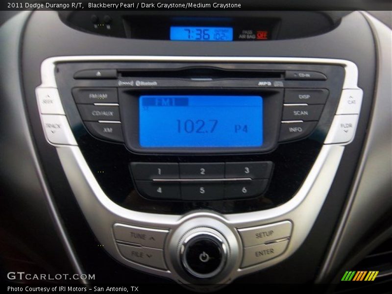 Controls of 2011 Durango R/T