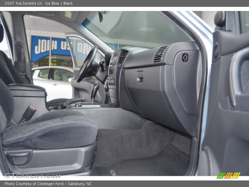 Ice Blue / Black 2007 Kia Sorento LX
