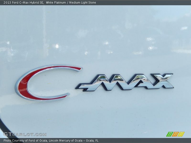 White Platinum / Medium Light Stone 2013 Ford C-Max Hybrid SE