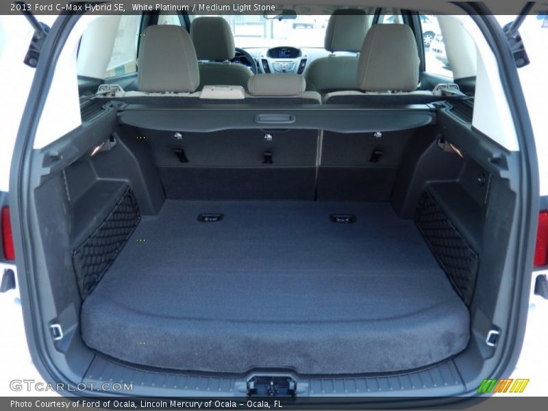 White Platinum / Medium Light Stone 2013 Ford C-Max Hybrid SE