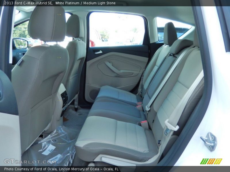 White Platinum / Medium Light Stone 2013 Ford C-Max Hybrid SE