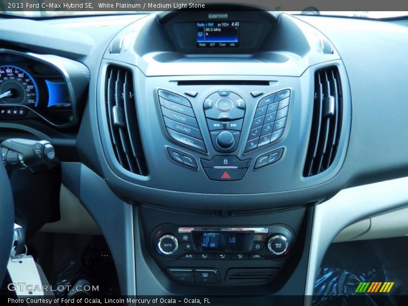 White Platinum / Medium Light Stone 2013 Ford C-Max Hybrid SE