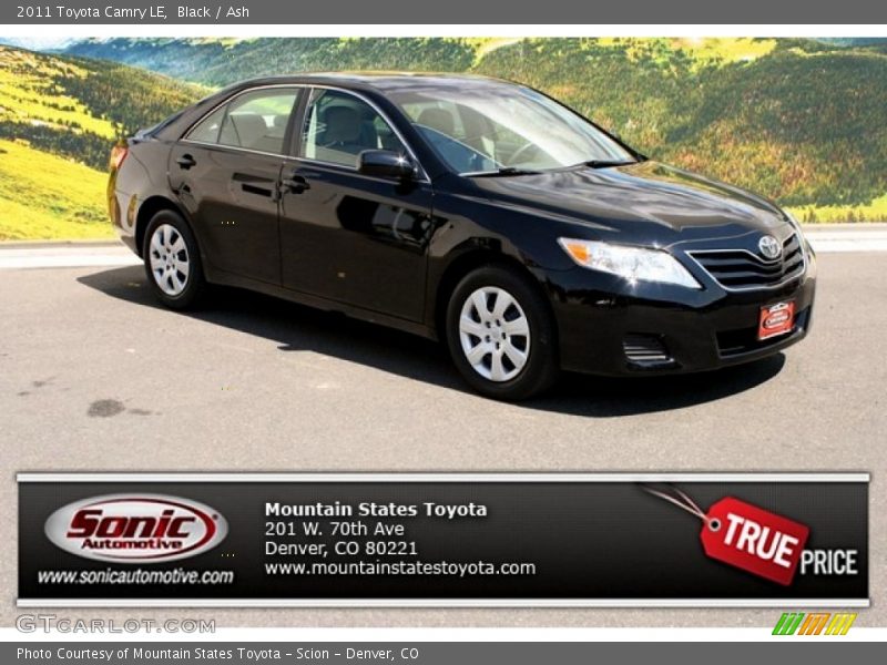 Black / Ash 2011 Toyota Camry LE