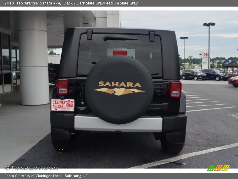 Black / Dark Slate Gray/Medium Slate Gray 2010 Jeep Wrangler Sahara 4x4