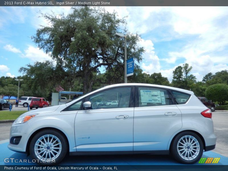 Ingot Silver / Medium Light Stone 2013 Ford C-Max Hybrid SEL