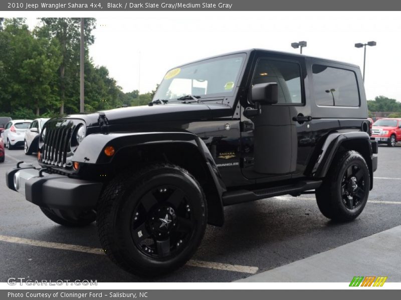 Black / Dark Slate Gray/Medium Slate Gray 2010 Jeep Wrangler Sahara 4x4