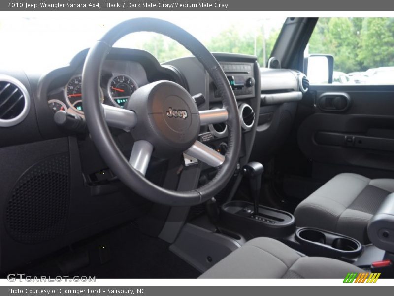 Black / Dark Slate Gray/Medium Slate Gray 2010 Jeep Wrangler Sahara 4x4