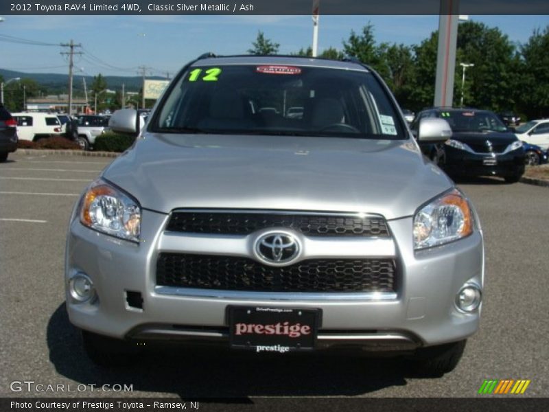 Classic Silver Metallic / Ash 2012 Toyota RAV4 Limited 4WD