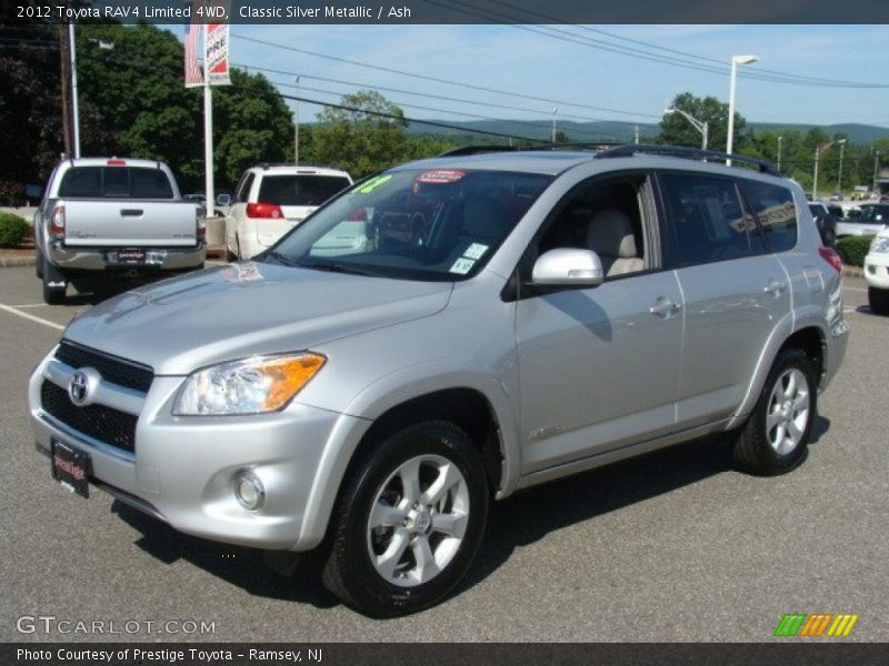 Classic Silver Metallic / Ash 2012 Toyota RAV4 Limited 4WD