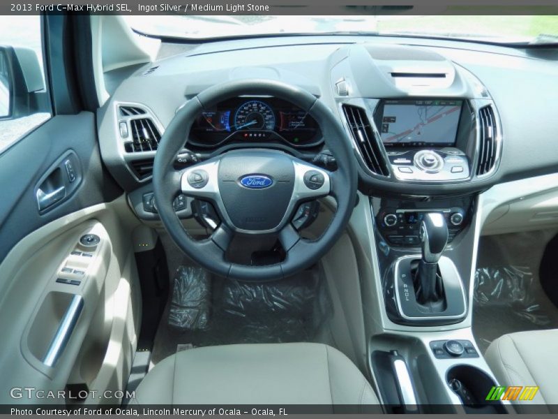 Ingot Silver / Medium Light Stone 2013 Ford C-Max Hybrid SEL