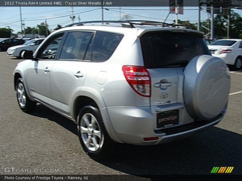 Classic Silver Metallic / Ash 2012 Toyota RAV4 Limited 4WD