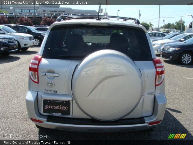 Classic Silver Metallic / Ash 2012 Toyota RAV4 Limited 4WD