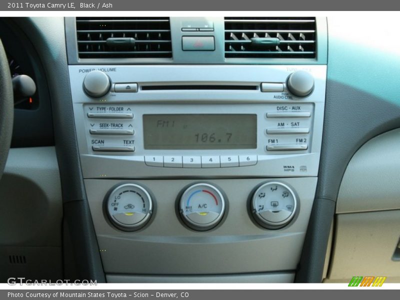 Black / Ash 2011 Toyota Camry LE