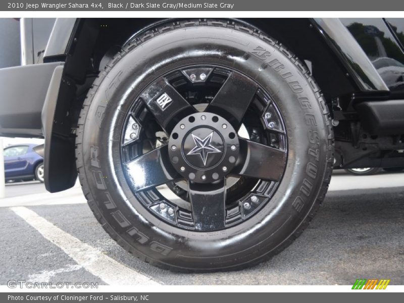Black / Dark Slate Gray/Medium Slate Gray 2010 Jeep Wrangler Sahara 4x4