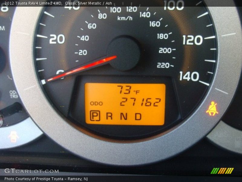 Classic Silver Metallic / Ash 2012 Toyota RAV4 Limited 4WD