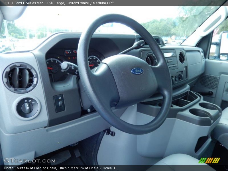 Oxford White / Medium Flint 2013 Ford E Series Van E150 Cargo