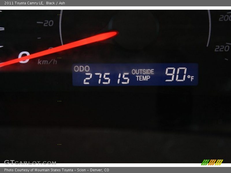 Black / Ash 2011 Toyota Camry LE