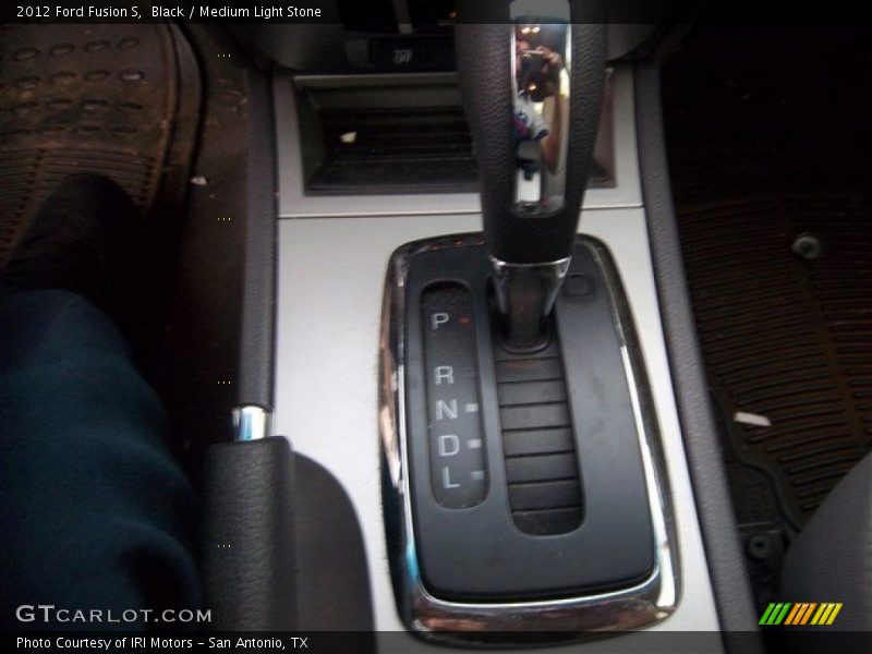 Black / Medium Light Stone 2012 Ford Fusion S