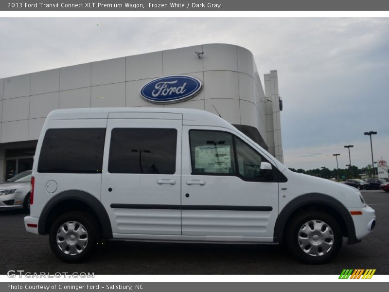 Frozen White / Dark Gray 2013 Ford Transit Connect XLT Premium Wagon