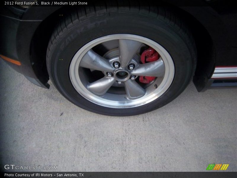 Black / Medium Light Stone 2012 Ford Fusion S