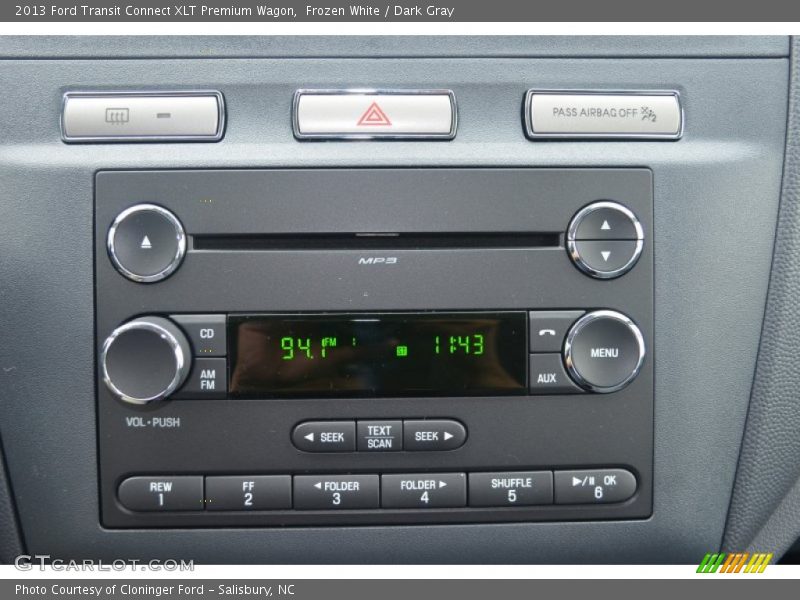 Audio System of 2013 Transit Connect XLT Premium Wagon