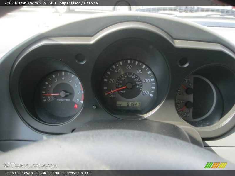 Super Black / Charcoal 2003 Nissan Xterra SE V6 4x4