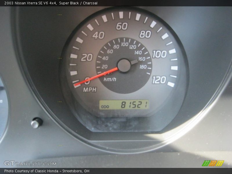 Super Black / Charcoal 2003 Nissan Xterra SE V6 4x4