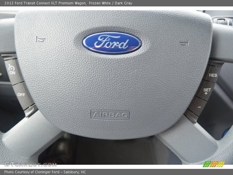 Frozen White / Dark Gray 2013 Ford Transit Connect XLT Premium Wagon