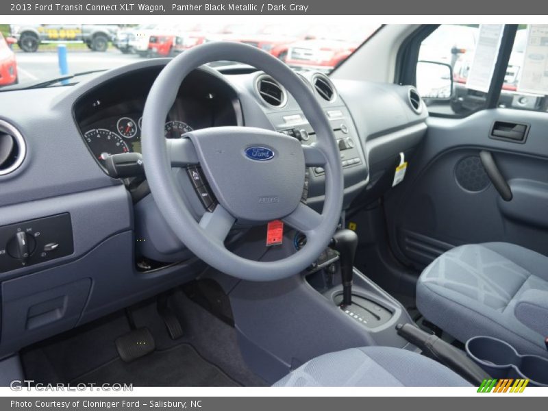 Panther Black Metallic / Dark Gray 2013 Ford Transit Connect XLT Wagon