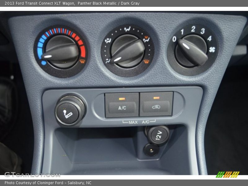 Panther Black Metallic / Dark Gray 2013 Ford Transit Connect XLT Wagon