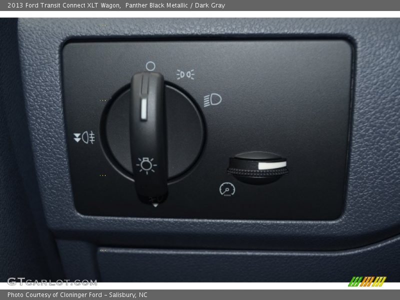 Panther Black Metallic / Dark Gray 2013 Ford Transit Connect XLT Wagon