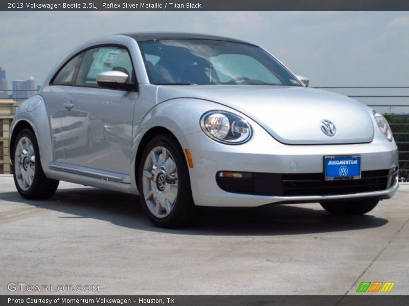 Reflex Silver Metallic / Titan Black 2013 Volkswagen Beetle 2.5L