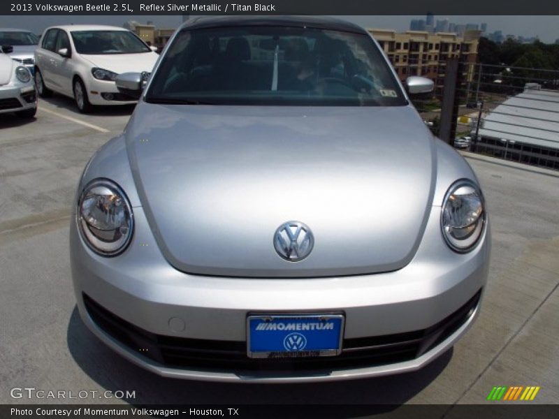 Reflex Silver Metallic / Titan Black 2013 Volkswagen Beetle 2.5L