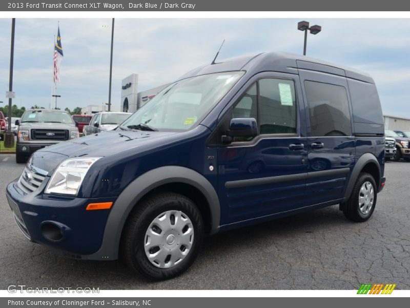 Dark Blue / Dark Gray 2013 Ford Transit Connect XLT Wagon
