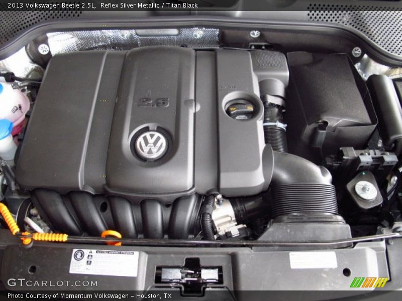 Reflex Silver Metallic / Titan Black 2013 Volkswagen Beetle 2.5L