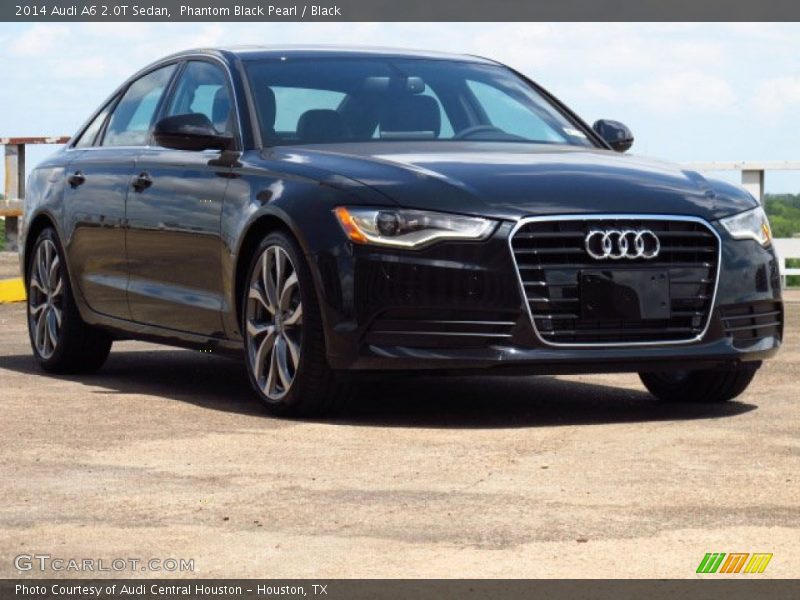 Phantom Black Pearl / Black 2014 Audi A6 2.0T Sedan