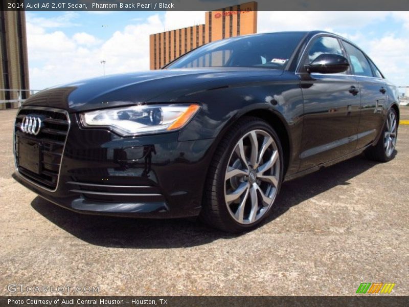 Phantom Black Pearl / Black 2014 Audi A6 2.0T Sedan