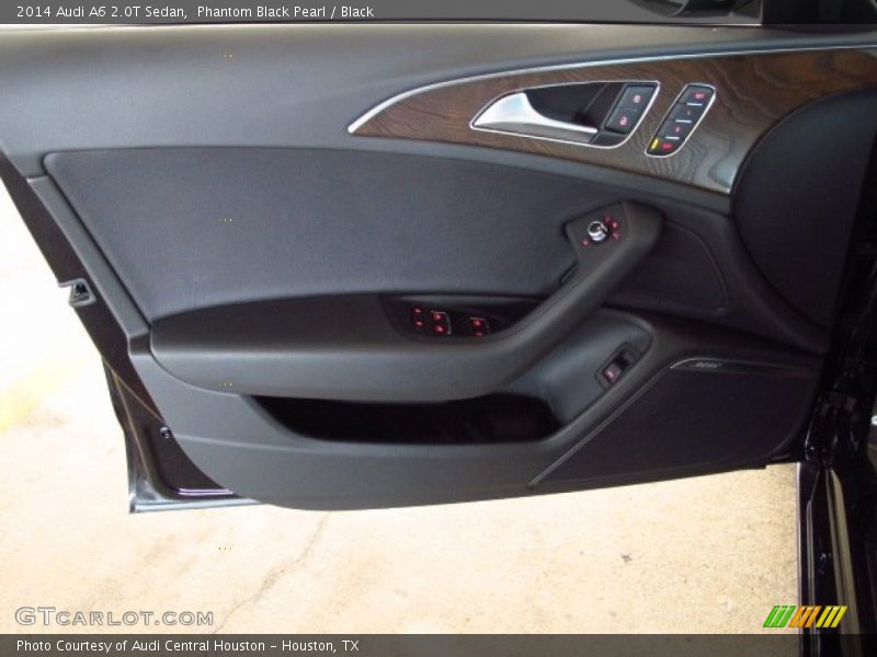 Phantom Black Pearl / Black 2014 Audi A6 2.0T Sedan