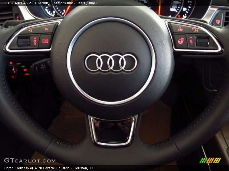Phantom Black Pearl / Black 2014 Audi A6 2.0T Sedan
