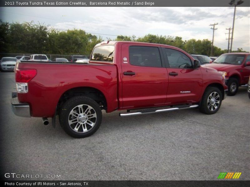 Barcelona Red Metallic / Sand Beige 2013 Toyota Tundra Texas Edition CrewMax