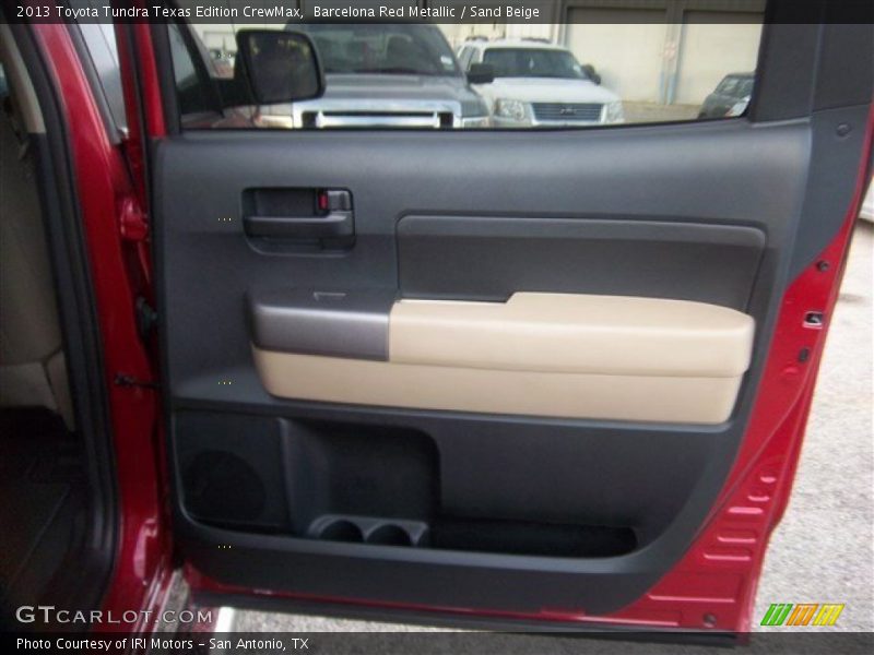 Barcelona Red Metallic / Sand Beige 2013 Toyota Tundra Texas Edition CrewMax
