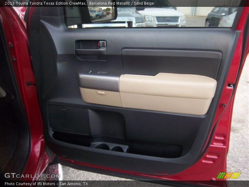 Barcelona Red Metallic / Sand Beige 2013 Toyota Tundra Texas Edition CrewMax
