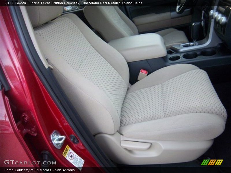 Barcelona Red Metallic / Sand Beige 2013 Toyota Tundra Texas Edition CrewMax
