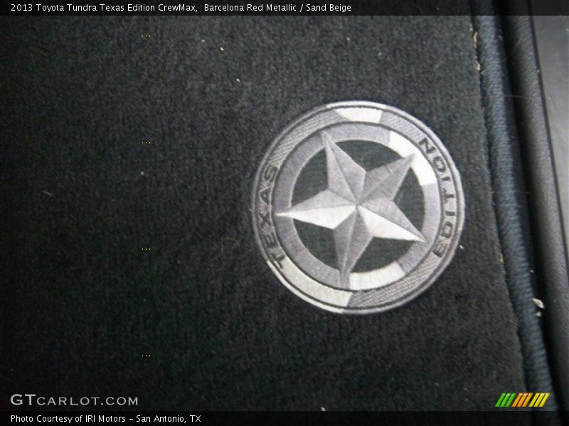 Barcelona Red Metallic / Sand Beige 2013 Toyota Tundra Texas Edition CrewMax