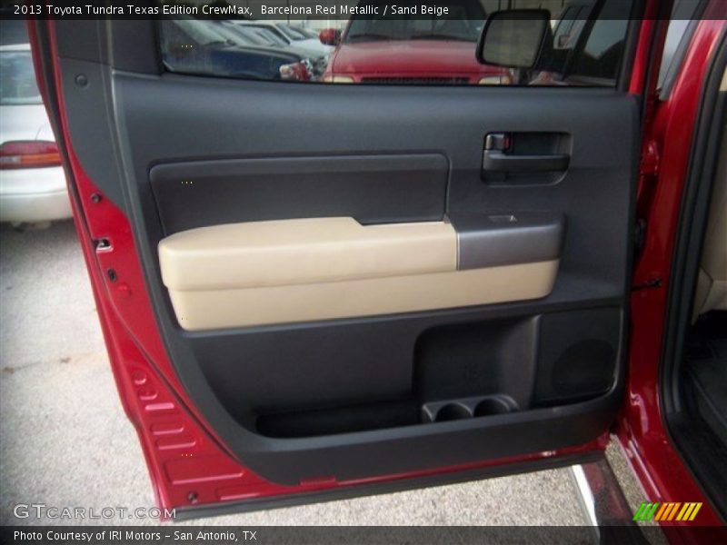 Barcelona Red Metallic / Sand Beige 2013 Toyota Tundra Texas Edition CrewMax