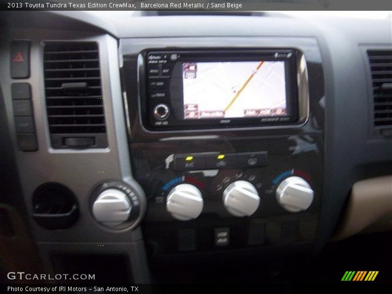 Barcelona Red Metallic / Sand Beige 2013 Toyota Tundra Texas Edition CrewMax