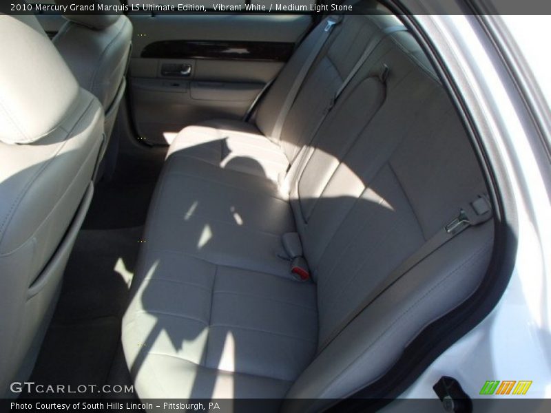 Vibrant White / Medium Light Stone 2010 Mercury Grand Marquis LS Ultimate Edition
