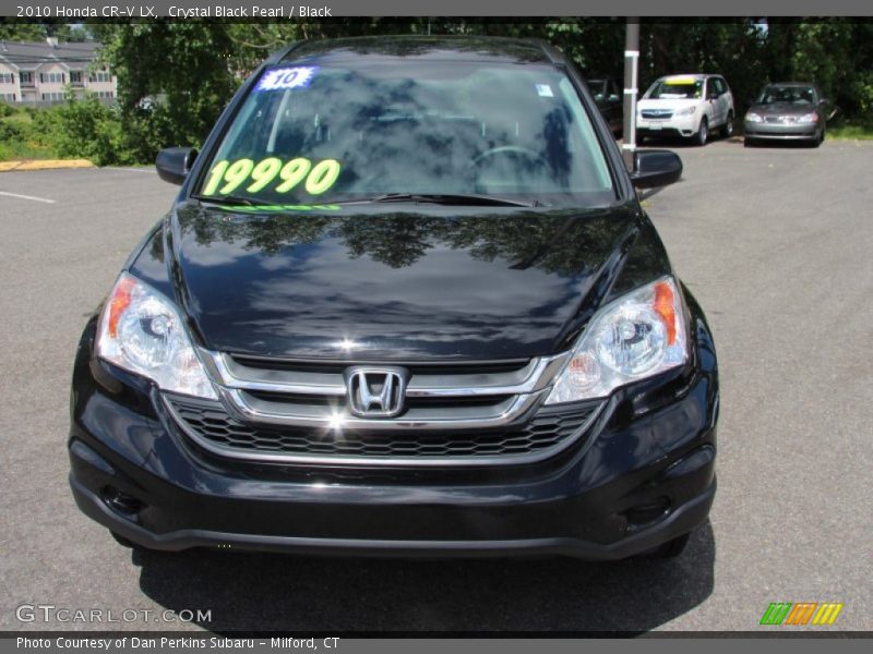 Crystal Black Pearl / Black 2010 Honda CR-V LX