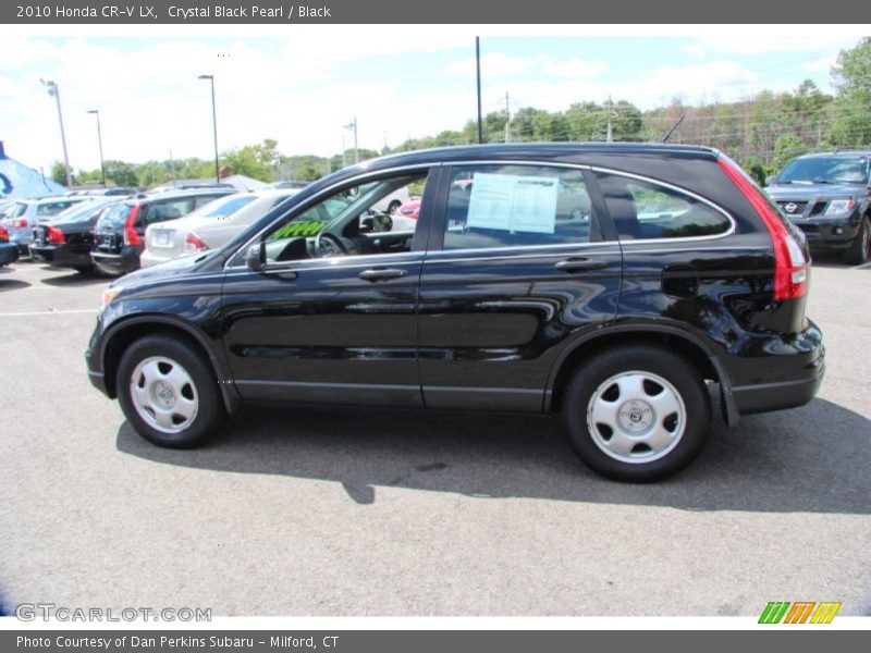 Crystal Black Pearl / Black 2010 Honda CR-V LX