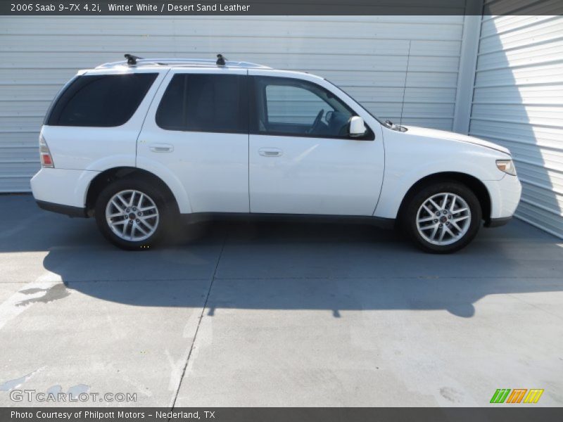 Winter White / Desert Sand Leather 2006 Saab 9-7X 4.2i